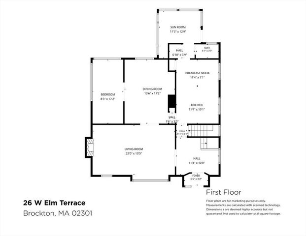 26 W Elm Ter, Brockton, MA 02301