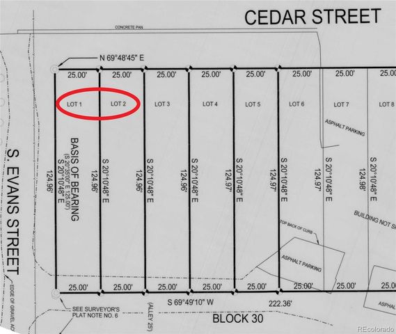 Lots 1-2 Block 30 Cedar Street, Buena Vista, CO 81211