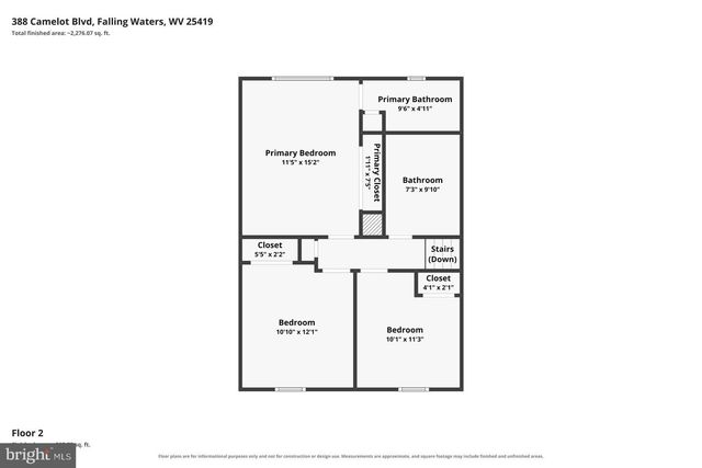 388 CAMELOT BLVD, Falling Waters, WV 25419
