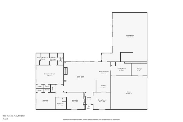 1920 E Tudor Street, Paris, TX 75460