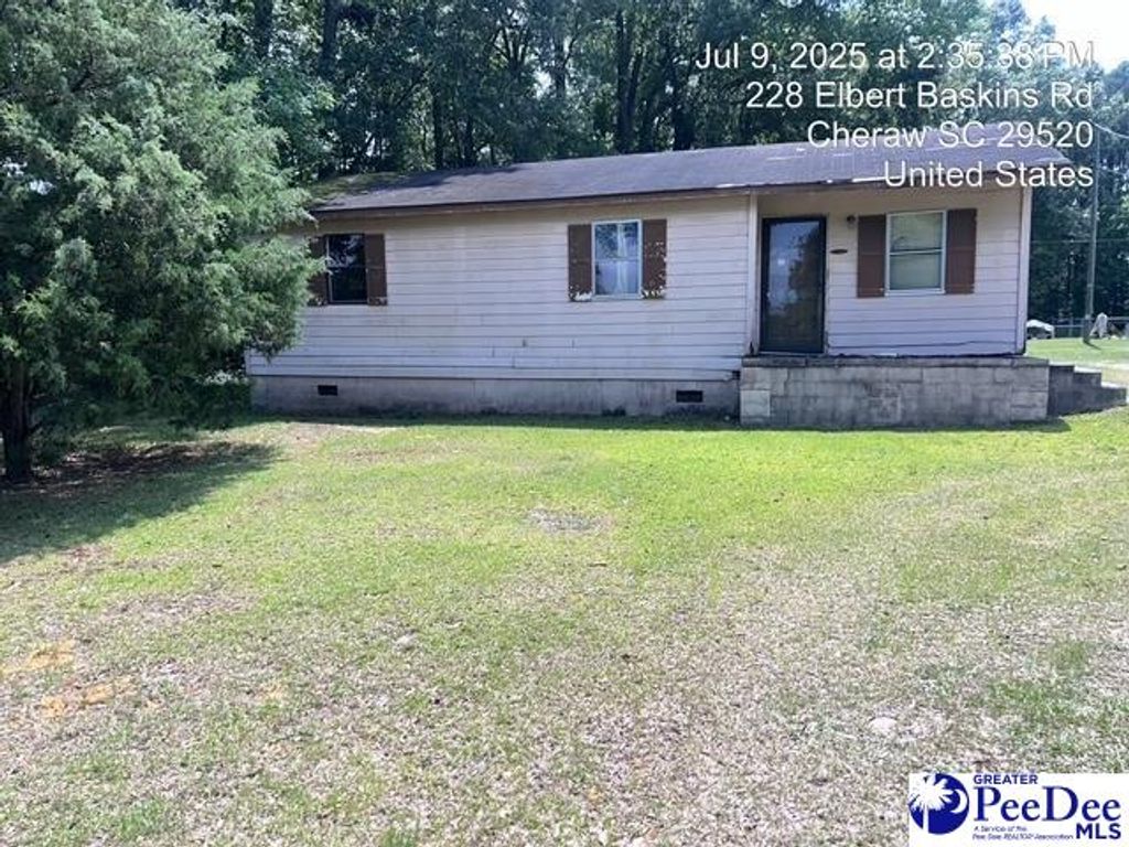 215 Elbert Baskin Rd, Cheraw, SC 29520
