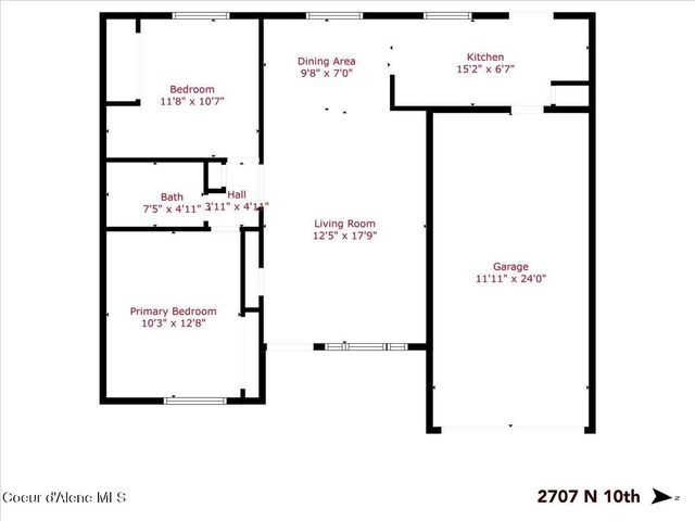 2707-2709 N 10th St, Coeur D'alene, ID 83815