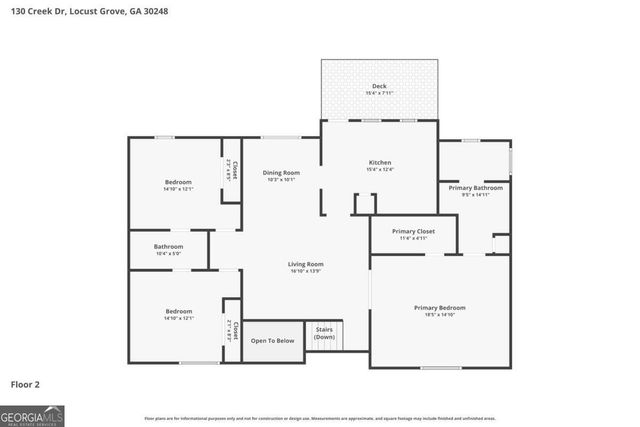 130 Creek Drive, Locust Grove, GA 30248