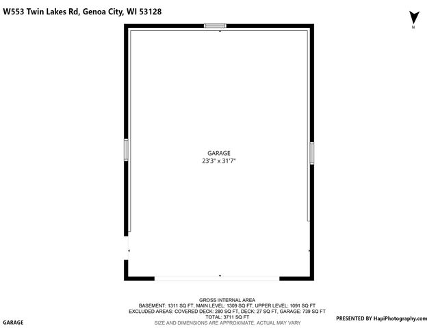 553 W Twin Lakes ROAD, Genoa City, WI 53128