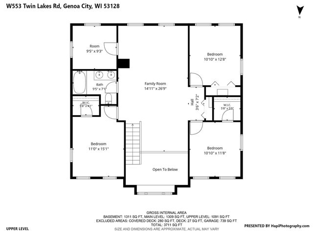 553 W Twin Lakes ROAD, Genoa City, WI 53128