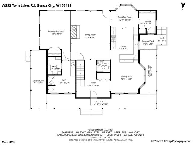 553 W Twin Lakes ROAD, Genoa City, WI 53128