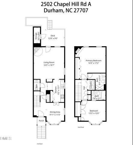 2502 Chapel Hill Road A, Durham, NC 27707