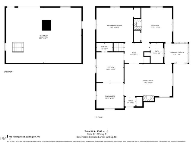 218 Rolling Road, Burlington, NC 27217
