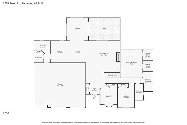 3076 ESSEN ROAD, Green Bay, WI 54311