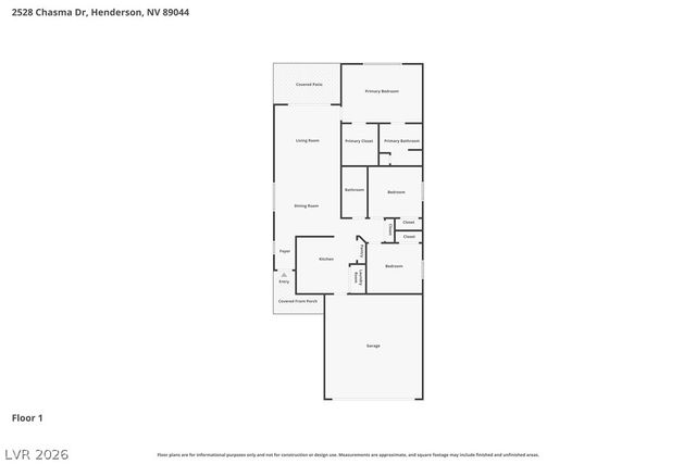 2528 Chasma Drive, Henderson, NV 89044