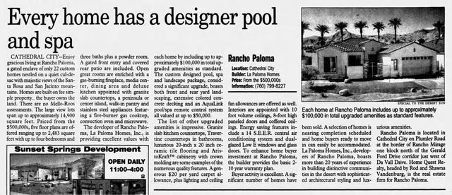 35373 Vista Montana Court, Cathedral City, CA 92234