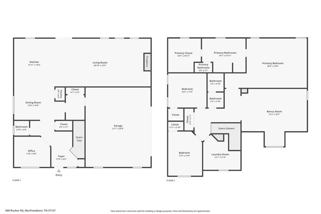 500 Rucker Rd, Murfreesboro, TN 37127