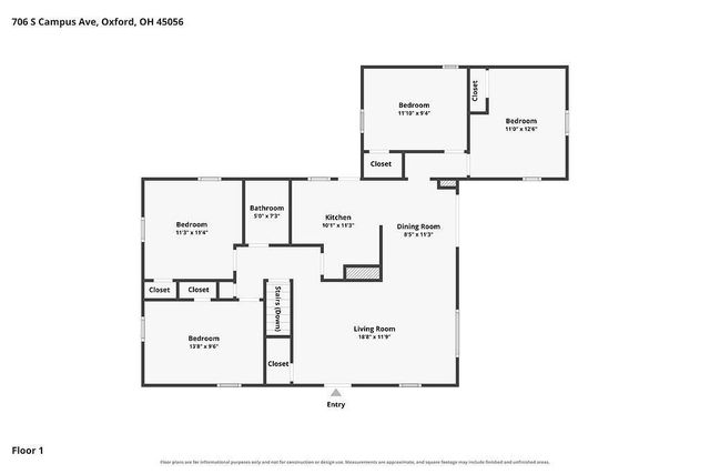 706 S Campus Avenue, Oxford, OH 45056