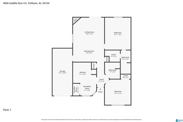 4026 SADDLE RUN CIRCLE, Pelham, AL 35124