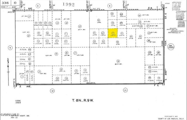 19600 E Avenue E-10, High Vista, CA 93535
