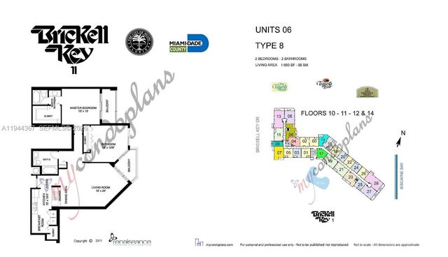 540 Brickell Key Dr 1006, Miami, FL 33131