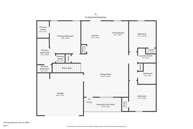 1010 Log Cabin Rd., Loris, SC 29569