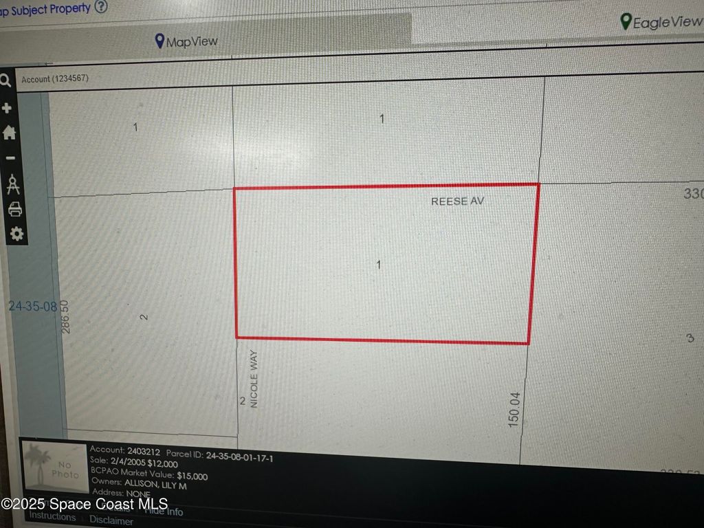 0 Reese Avenue, Cocoa, FL 32926