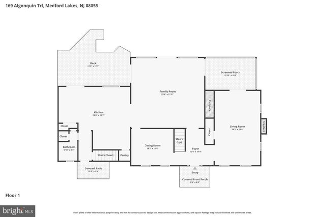 169 ALGONQUIN TRL, Medford Lakes, NJ 08055