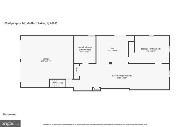 169 ALGONQUIN TRL, Medford Lakes, NJ 08055