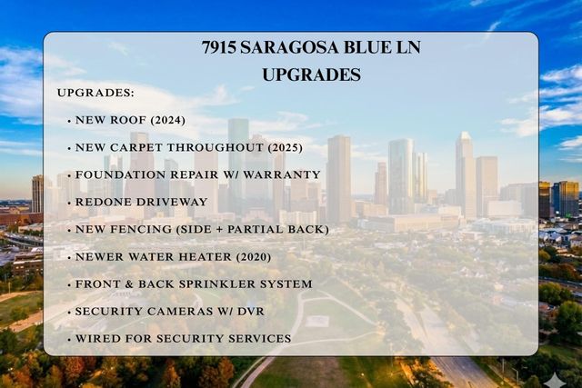 7915 Saragosa Blue Lane, Richmond, TX 77407