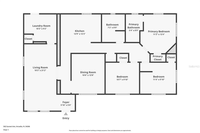 502 SUNSET AVENUE, Arcadia, FL 34266