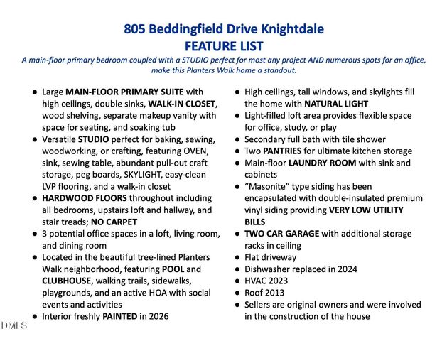 805 Beddingfield Drive, Knightdale, NC 27545