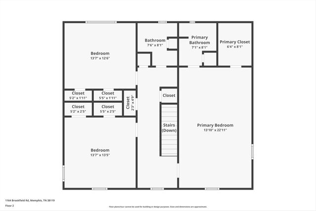 1164 BROOKFIELD RD, Memphis, TN 38119