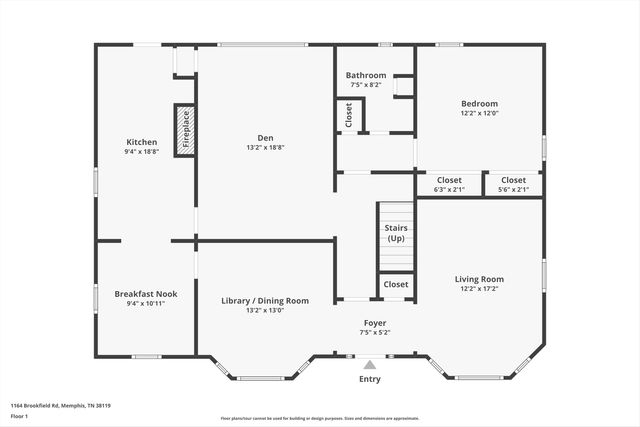 1164 BROOKFIELD RD, Memphis, TN 38119