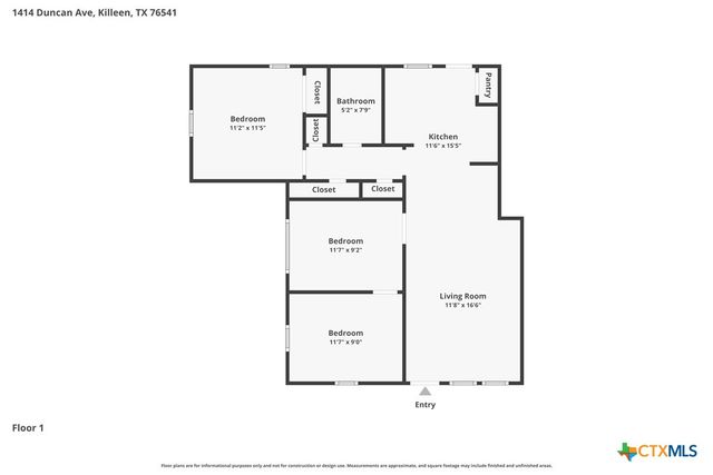 1414 Duncan Avenue, Killeen, TX 76541