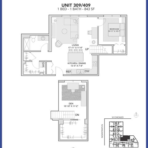 729 N Sangamon Street 309, Chicago, IL 60642