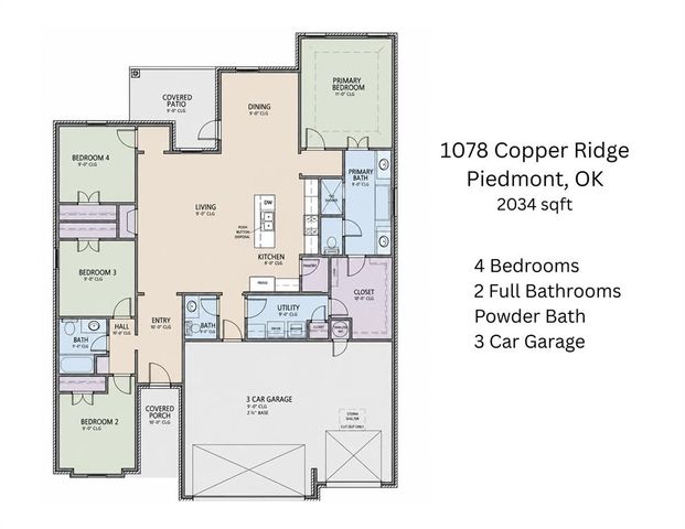 1078 Copper Ridge Circle, Piedmont, OK 73078