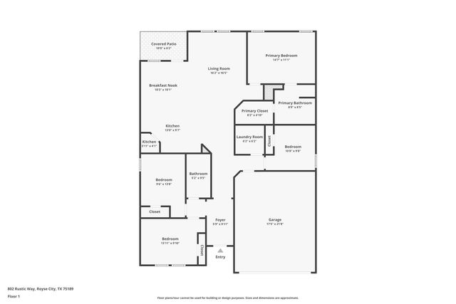 802 Rustic Way, Royse City, TX 75189