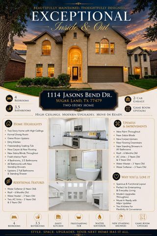 1114 Jasons Bend Drive, Sugar Land, TX 77479