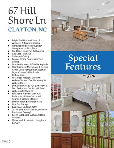 67 Hill Shore Lane, Clayton, NC 27527