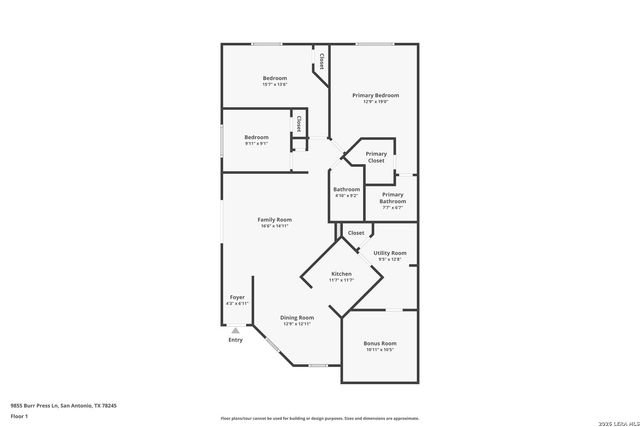 9855 Burr Press, San Antonio, TX 78245
