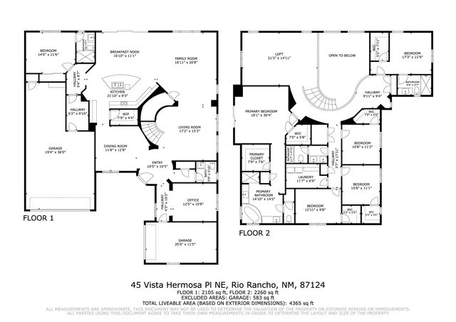 45 E Vista Hermosa Place NE, Rio Rancho, NM 87124