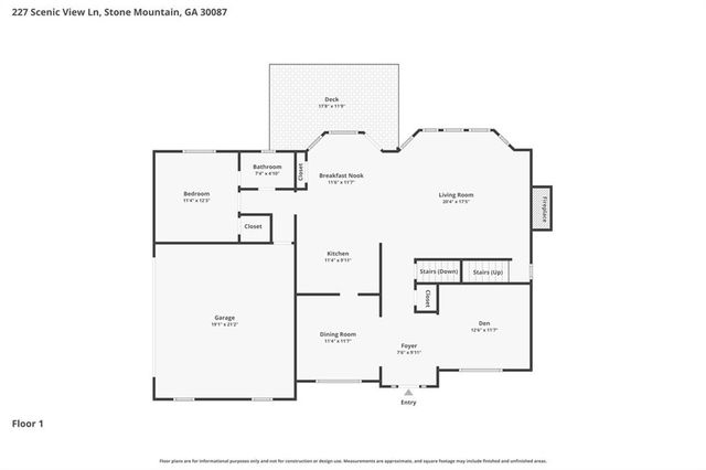 227 Scenic View Lane, Stone Mountain, GA 30087