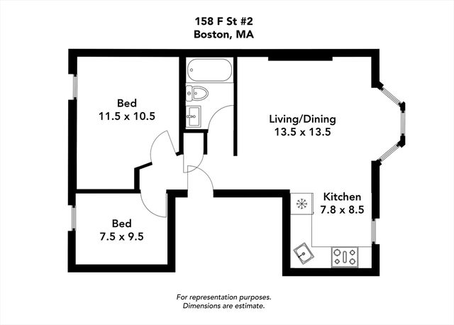 158 F St 2, Boston, MA 02127
