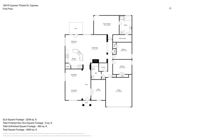 16519 Cypress Thicket Drive, Cypress, TX 77429