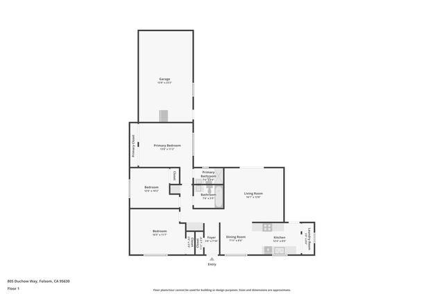 805 Duchow Way, Folsom, CA 95630
