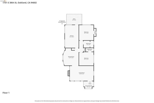 1751 E 38Th St, Oakland, CA 94602