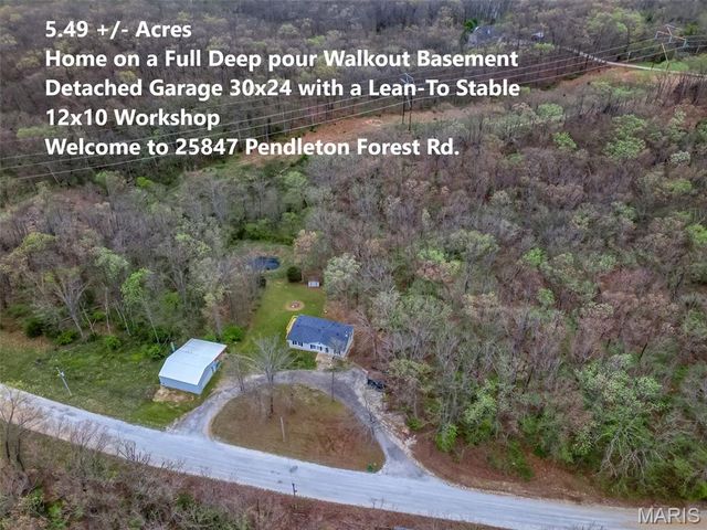 25847 Pendleton Forest Road, Unincorporated, MO 63383