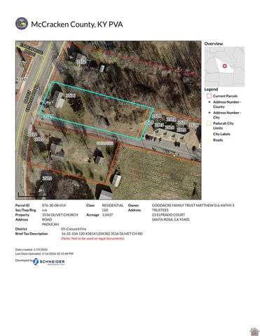 3536 Olivet Church Rd., Paducah, KY 42001