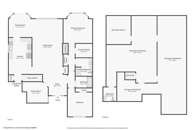17233 Pond Drive, Clinton Twp, MI 48038