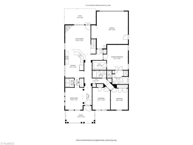 170 North Forke Drive, Advance, NC 27006