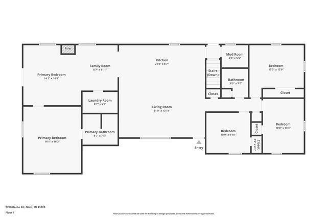 2780 Beebe Road, Niles, MI 49120