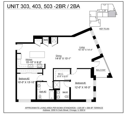 2050 N Clark Street 403, Chicago, IL 60614