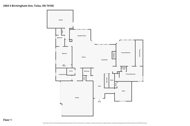 3403 S Birmingham Avenue, Tulsa, OK 74105