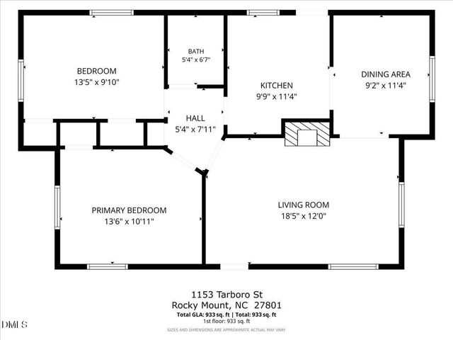 1153 Tarboro Street, Rocky Mount, NC 27801